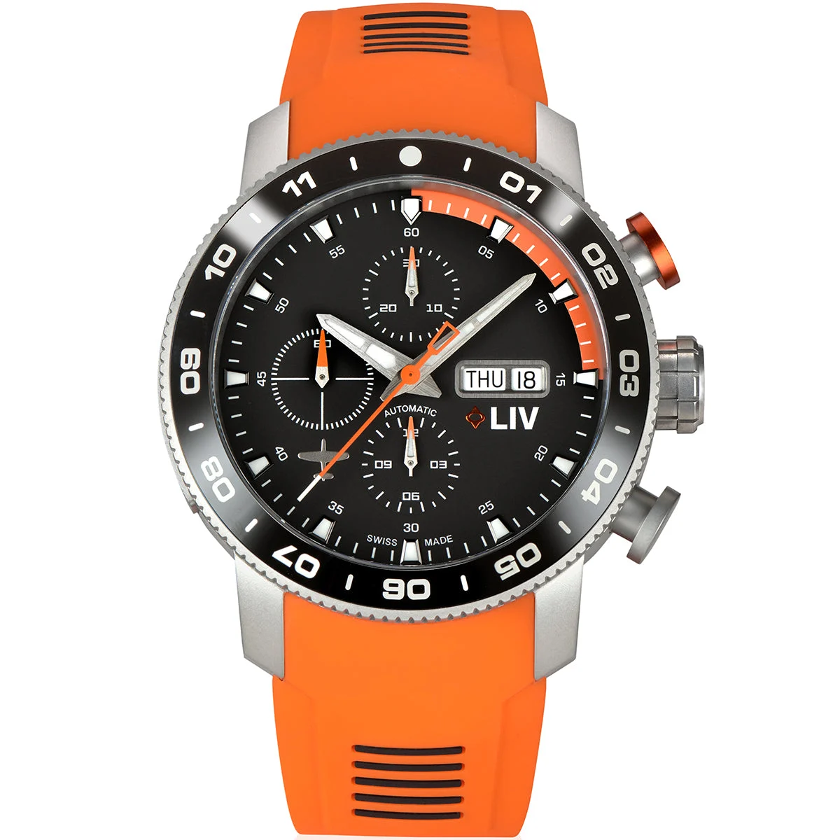 LIV LIV P-51 1591.46.10.SRB110 46 mm kol saati