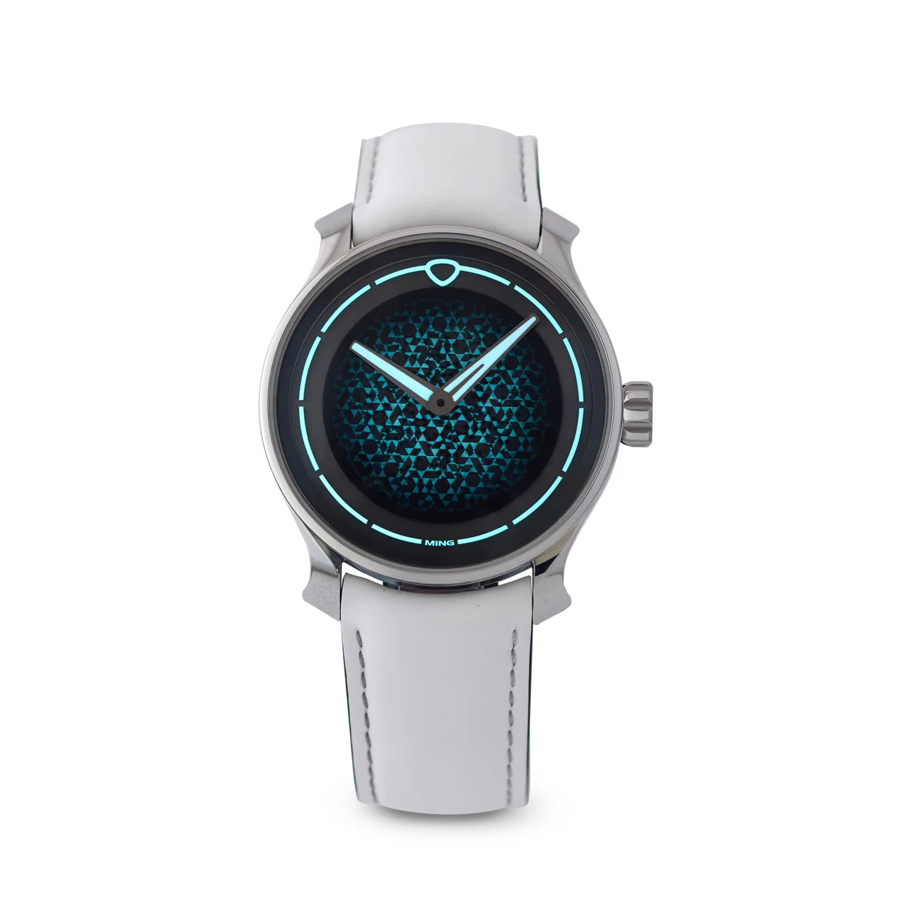 Ming MING, REF. 37.07, MOSAIC DIAL, STEEL kol saati