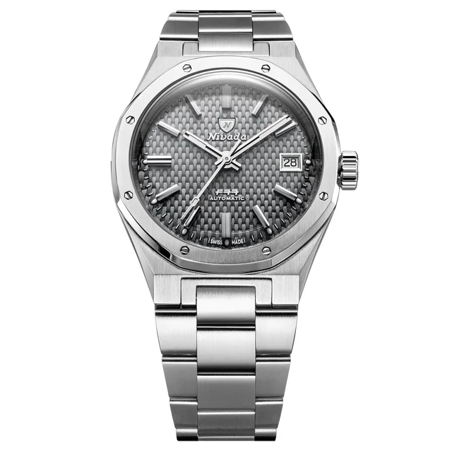 Nivada Grenchen Grey Mk2 38Mm Date 69012A77 kol saati