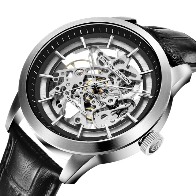 Pagani Design 14:200005100#Gold black kol saati