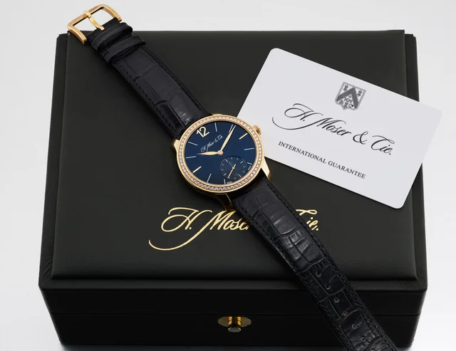 H. Moser & Cie. - Moser & Cie. - Ref. 322.504, gold escapement, stop-seconds, 80-hour powe