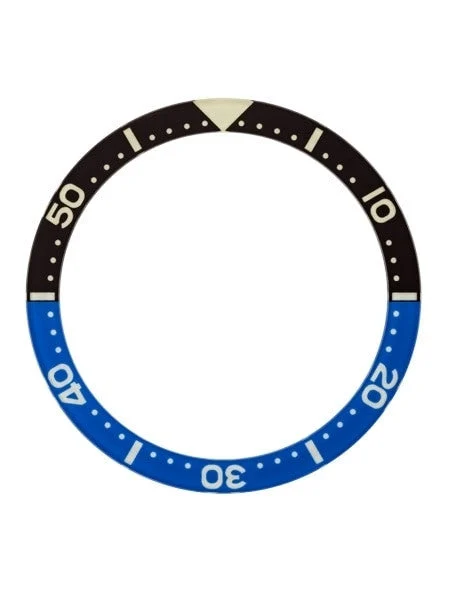 Islander "Batman" (Dive) Luminous Sapphire Bezel Insert for Seiko SKX007, SKX009, SKX011 #