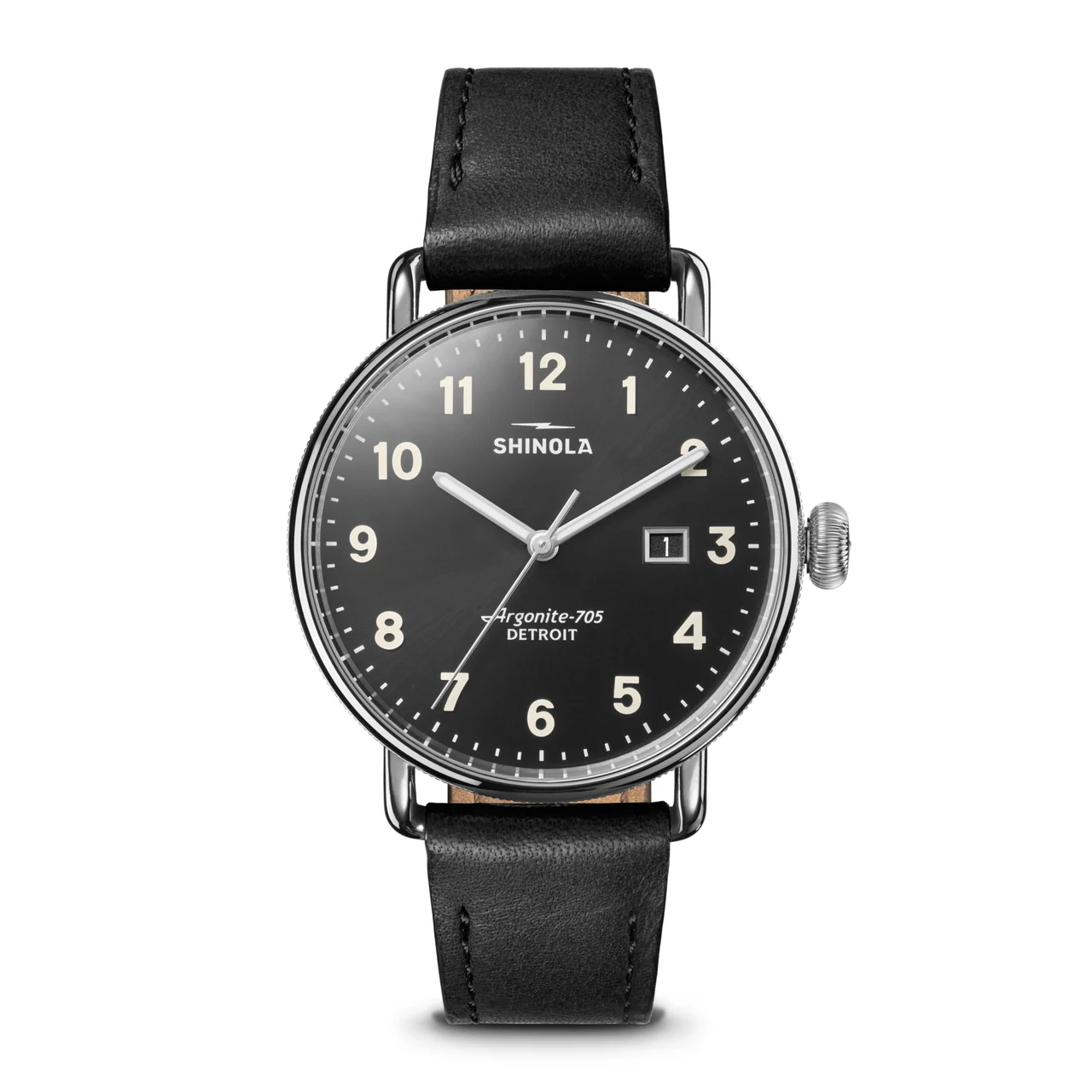 Shinola Canfield S0120315245-1-Blk-38-USA 38 mm kol saati