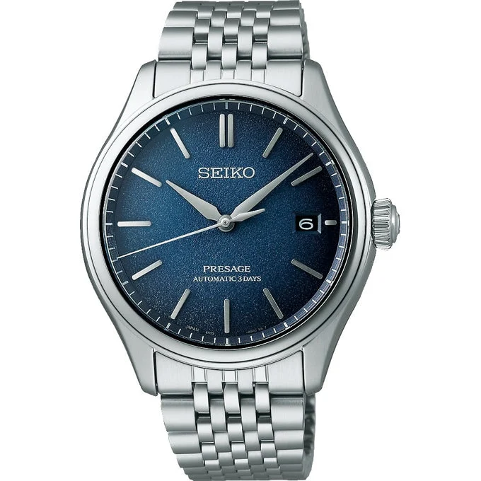 Seiko Presage Classic Series Blue Dial SPB525 kol saati