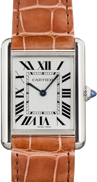 Cartier Tank Must de Watch WSTA0136 Silver Roman Dial kol saati