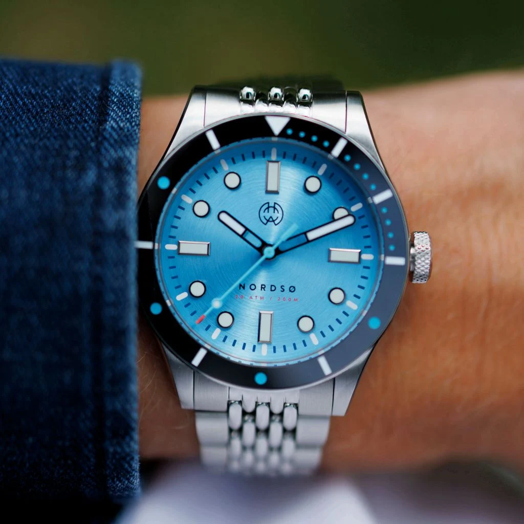 Henry Archer Archer-nordso-glacier-cyan 40 mm kol saati