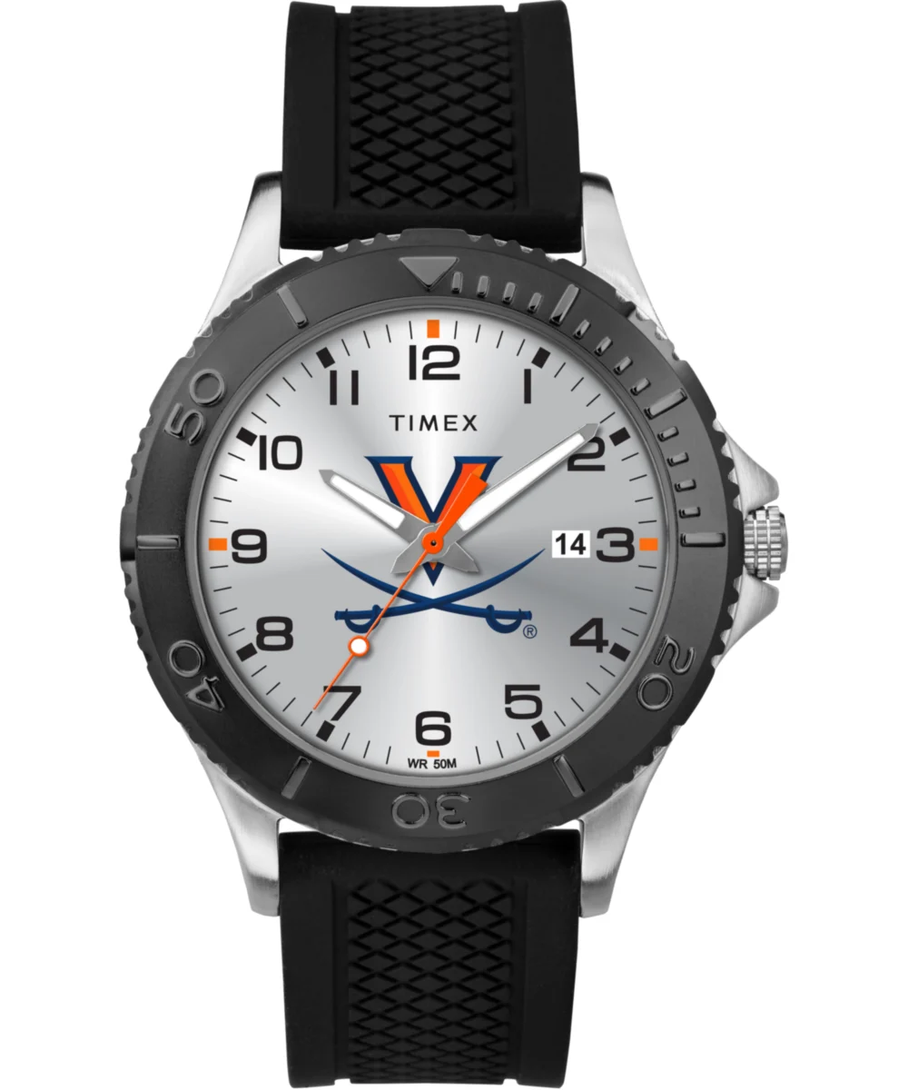 Timex Gamer Black Virginia Cavaliers TWZUVIRMD 42 mm kol saati