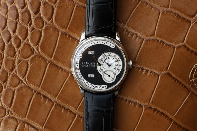 F.P. Journe Octa Calendrier ref. Q “38mm Black Label” kol saati