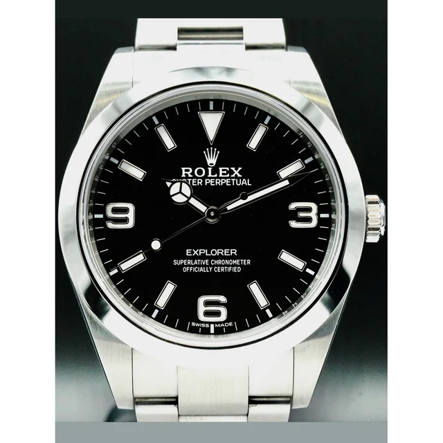 Rolex Explorer Black Arabic Dial 210000047895 kol saati