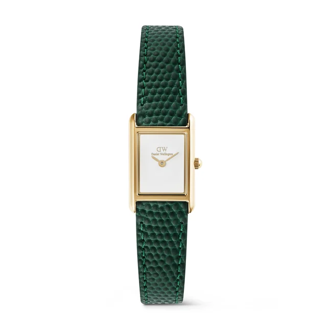 DANIEL WELLINGTON Bound Mini Green Lizard Gold DW00100906 kol saati