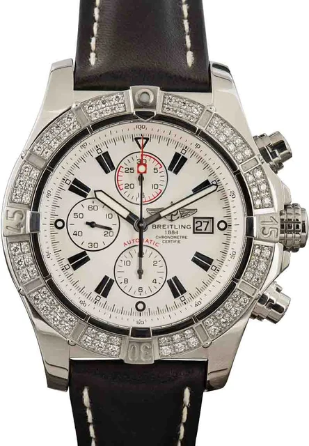 Breitling Super Avenger White Dial A1337053/A660 kol saati