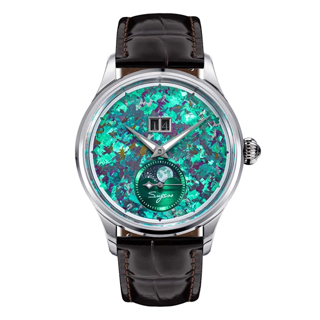 Sugess MoonPhase Master Automatic Jade Green Dial sugess-s401-moonphase-master-automatic-j