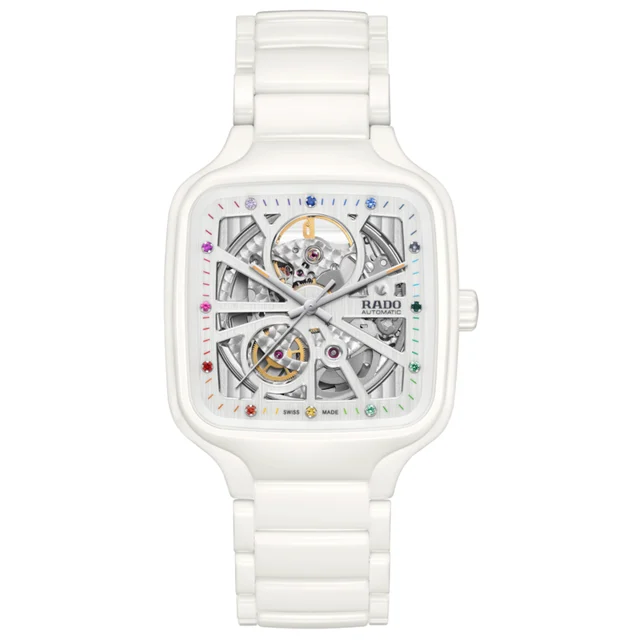 Rado True Square Automatic Open Heart R27073712 kol saati