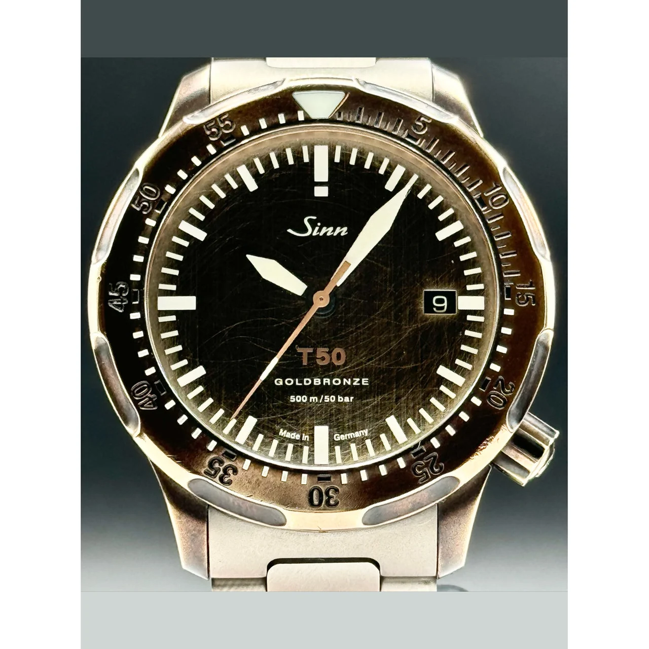 Sinn Goldbronze 210000077490 41 mm kol saati