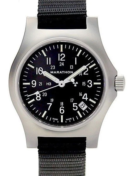 Marathon High Torque Quartz Military General Purpose SS Watch with Tritium Illumination #W