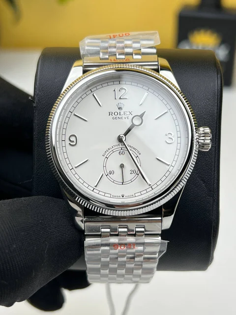 Rolex Perpetual 1908 White Dial 39mm – Automatic Movement kol saati