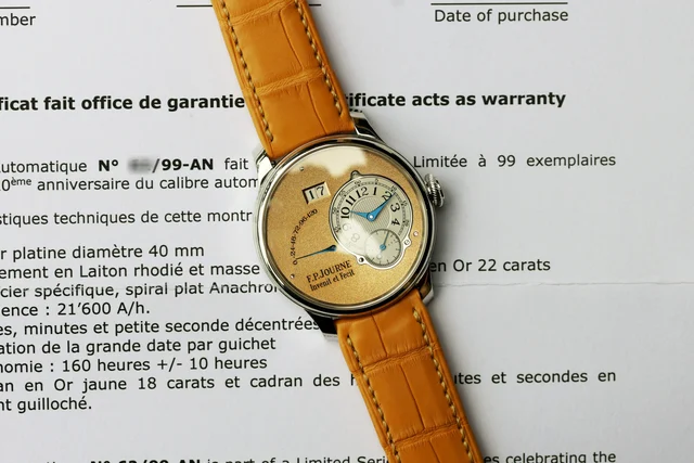F.P. Journe Automatique 20th Anniversary Reserve de Marche r kol saati