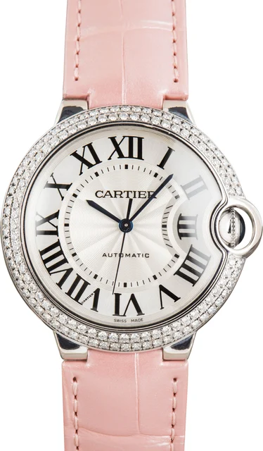 Cartier Ballon Bleu De 36 WE900651 White Gold kol saati