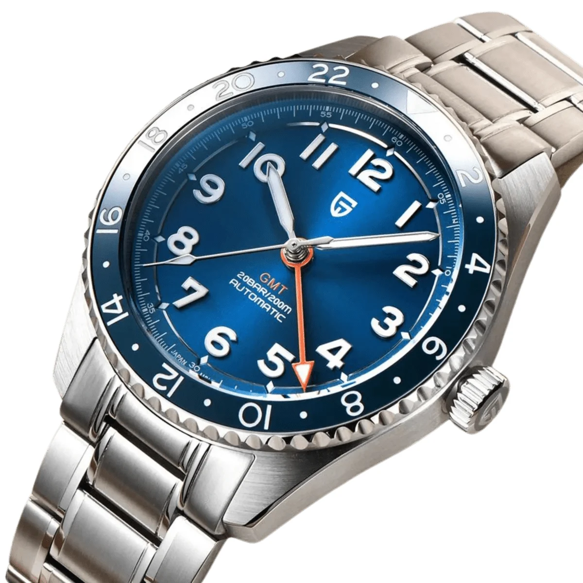 Pagani Design Gmt 14:200005100#Green;5:56964930#seiko NH34 A;200007763:201336100 40 mm kol saati