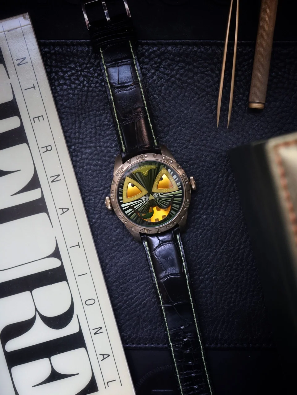 Konstantin Chaykin green halloween 42 mm kol saati