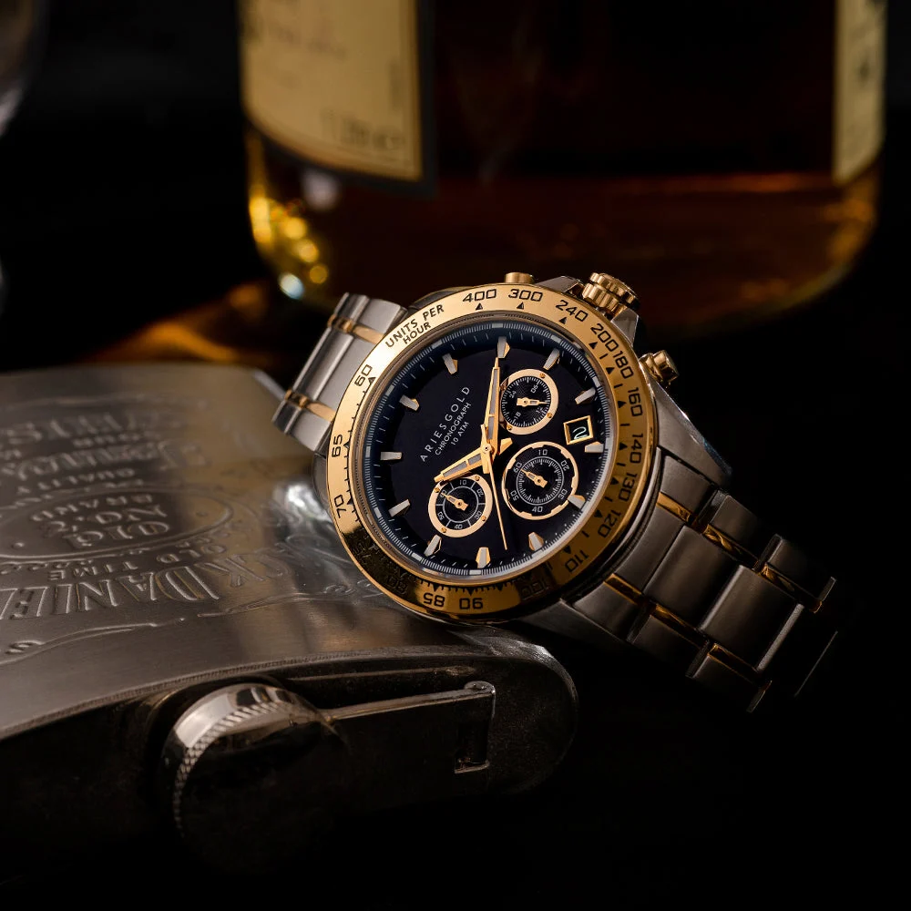 Aries Gold Sg-bkg G 7024 SG-BKG 44 mm kol saati