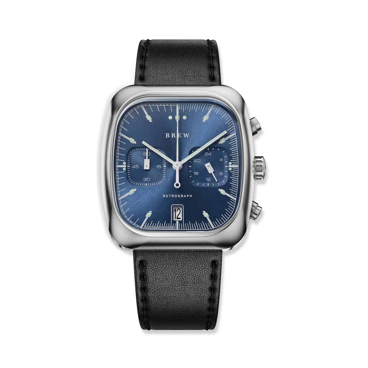 Brew Watches Retrograph - Cobalt Chronograph Watch RTRORCBLT kol saati