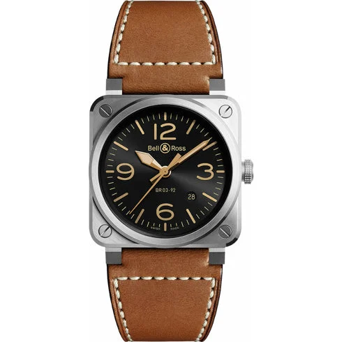 Bell & Ross Golden Heritage BR0392-GH-ST/SCA kol saati