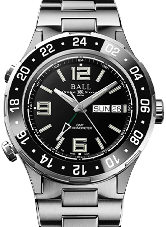 Ball Watch Co. Roadmaster Marine GMT Black Ceramic - Ltd Ed 1000pcs Ref. DG3030B-S7CJ-BK D