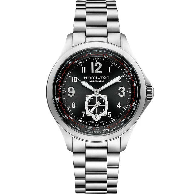 Hamilton Khaki Aviation Khaki QNE Auto H76655133 kol saati