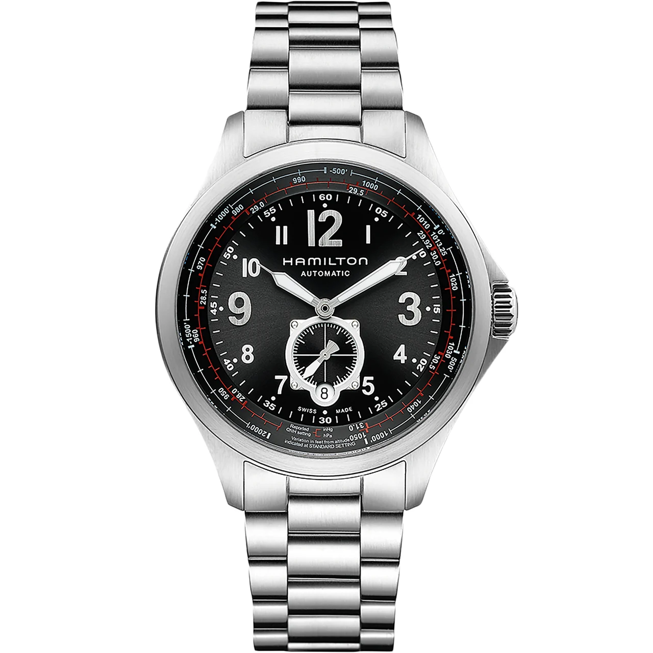 Hamilton Khaki Aviation Khaki QNE Auto H76655133 42 mm kol saati
