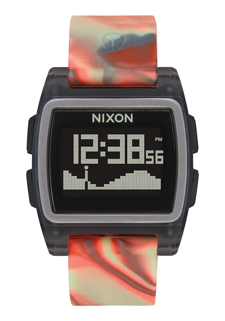 Nixon US Base Tide - Orange Jellyfish A1104-3178-00 kol saati