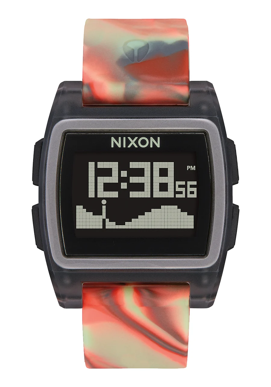 Nixon US Base Tide - Orange Jellyfish A1104-3178-00 kol saati