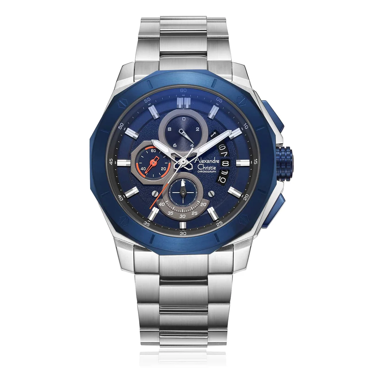 Alexandre Christie 6632MCBTUBU 45 mm kol saati