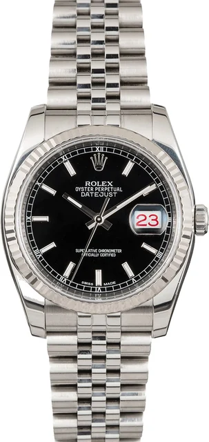 Rolex Datejust 116234 Black 116234BKSJ kol saati