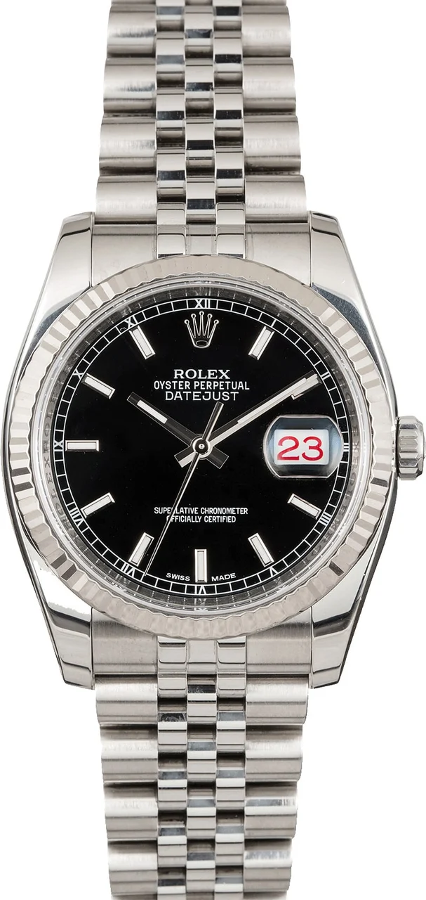 Rolex Datejust 116234 Black 116234BKSJ 36 mm kol saati