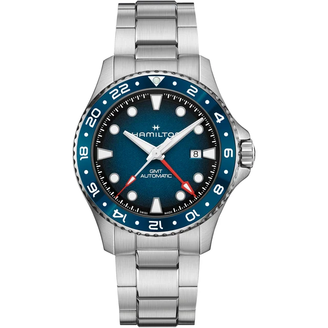 Hamilton Khaki Navy Scuba Auto GMT 43mm H82535140 kol saati