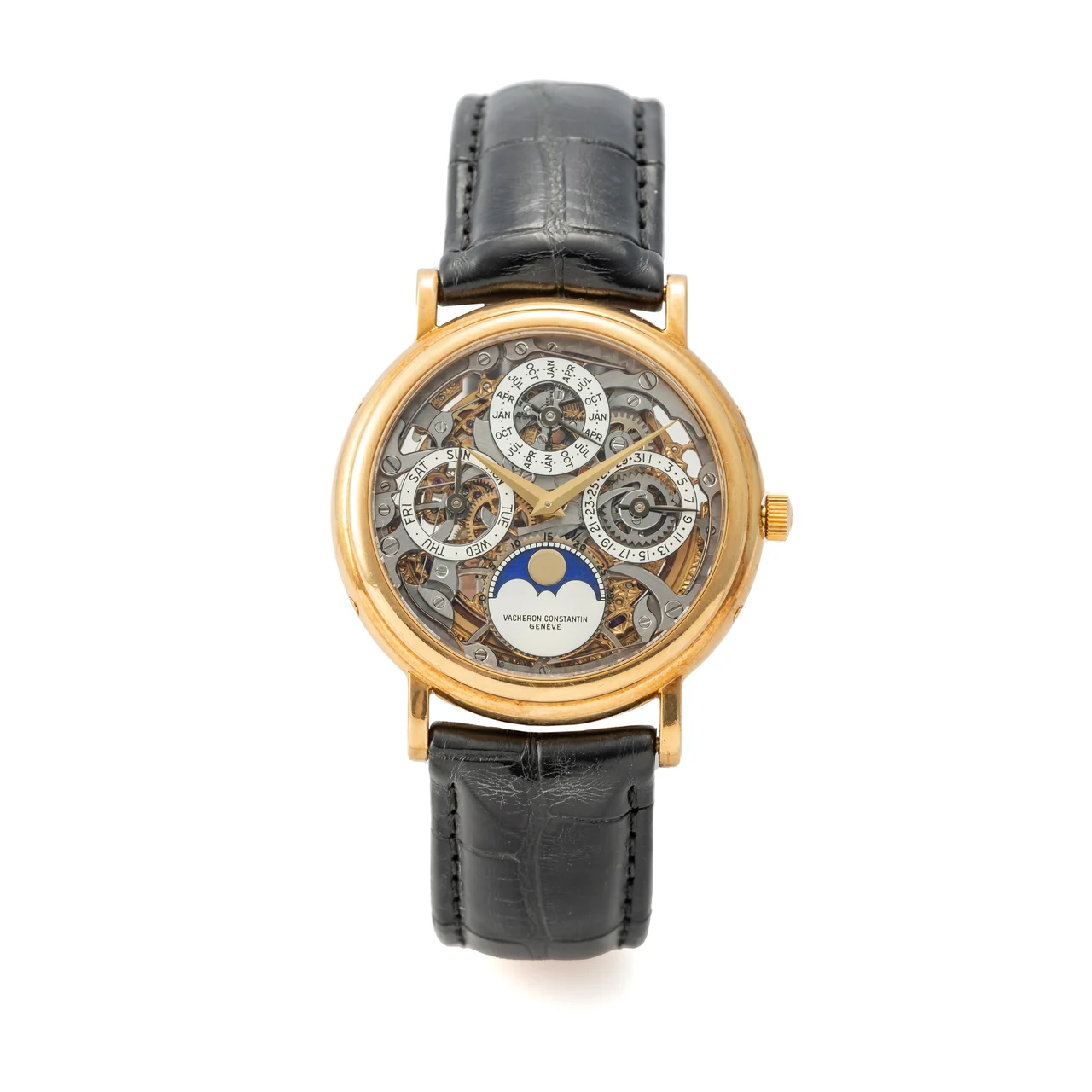 Vacheron Constantin VACHERON CONSTANTIN, REF. 43032, SKELETON PERPETUAL CALENDAR, YELLOW GOLD kol saati