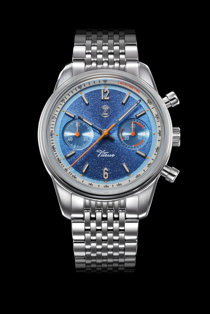 Zelos Vitesse 'Gulf' Automatic Chronograph 40 mm kol saati