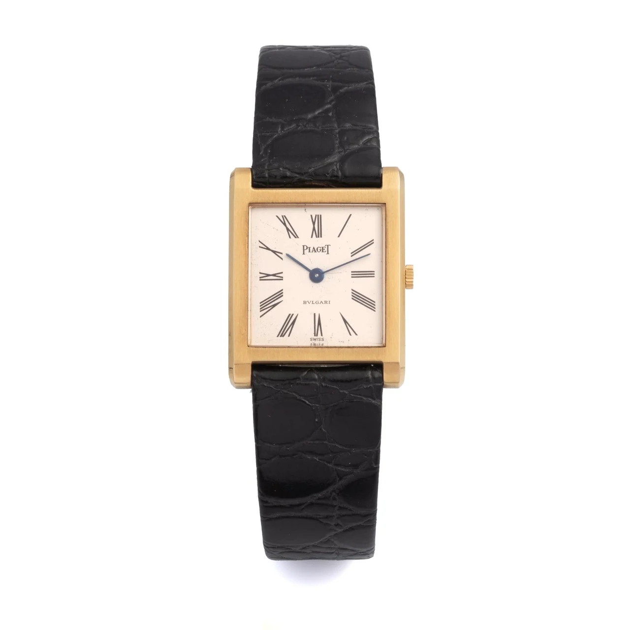 Piaget PIAGET, REF. 908, TANK, LAPIS DIAL, WHITE GOLD kol saati