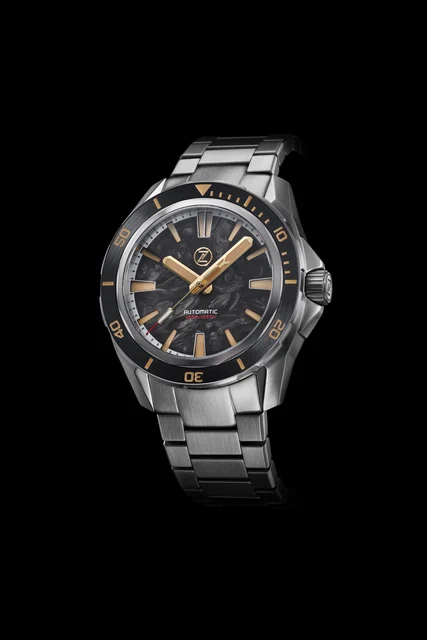 Zelos Swordfish V2 300m Diver Seiko NH35 Forged Carbon kol saati