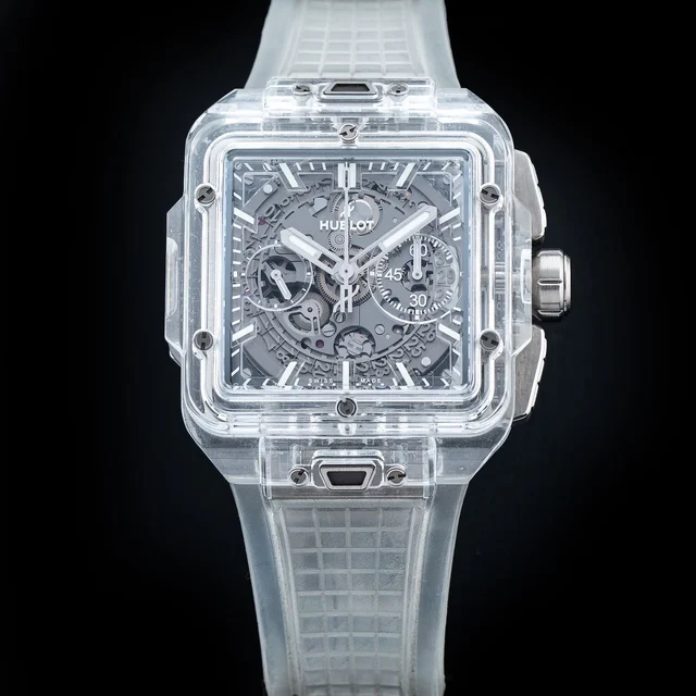 Hublot Square Bang Unico Sapphire 210000047236 kol saati