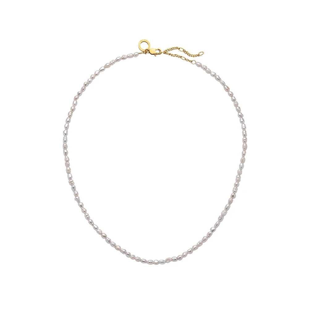 Default Pearl Halskette Gold PH-JE-0447 kol saati