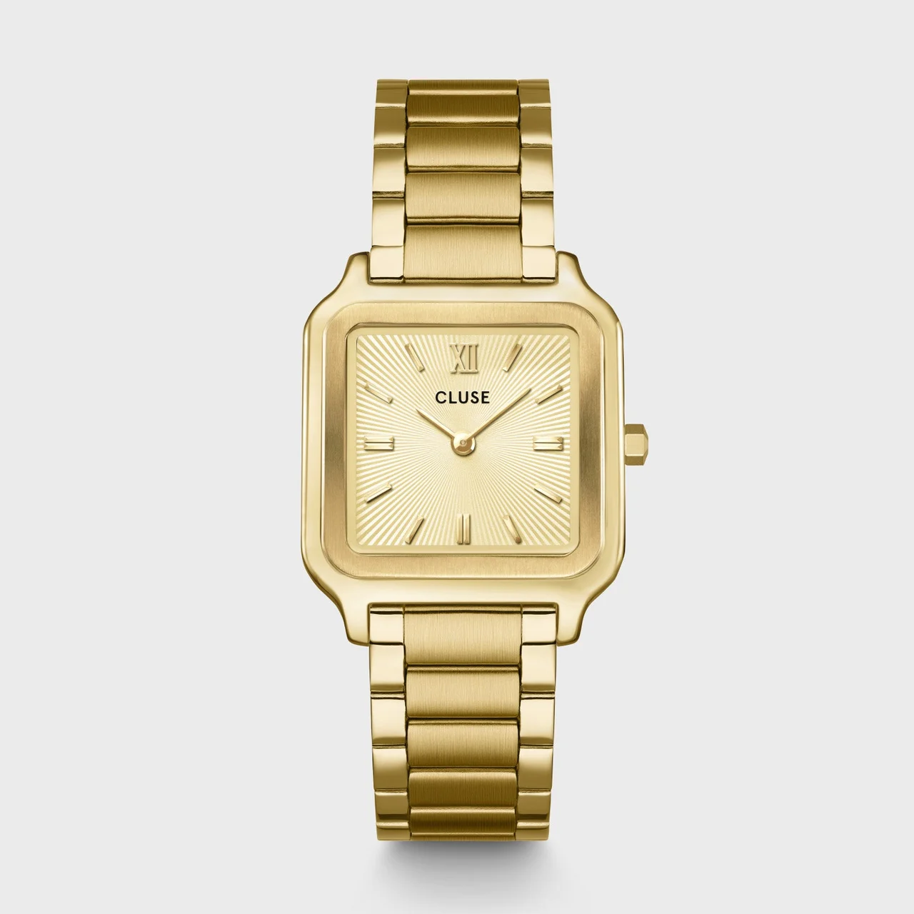 CLUSE Gracieuse Watch Steel, Sunray Textured Full Gold Colour CW11911 28 mm kol saati