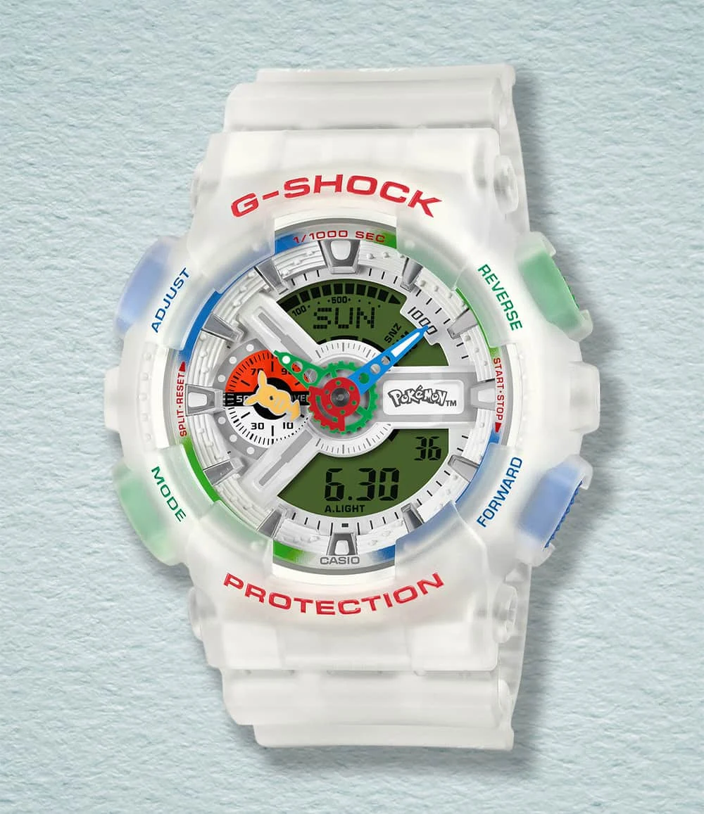 G-SHOCK Pokémon GA-110PKM-7A — 30th Anniversary kol saati
