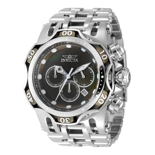 Invicta Fusion Nacrevau Watch w/ Mother of Pearl Dial - 54mm. Steel (49170) kol saati