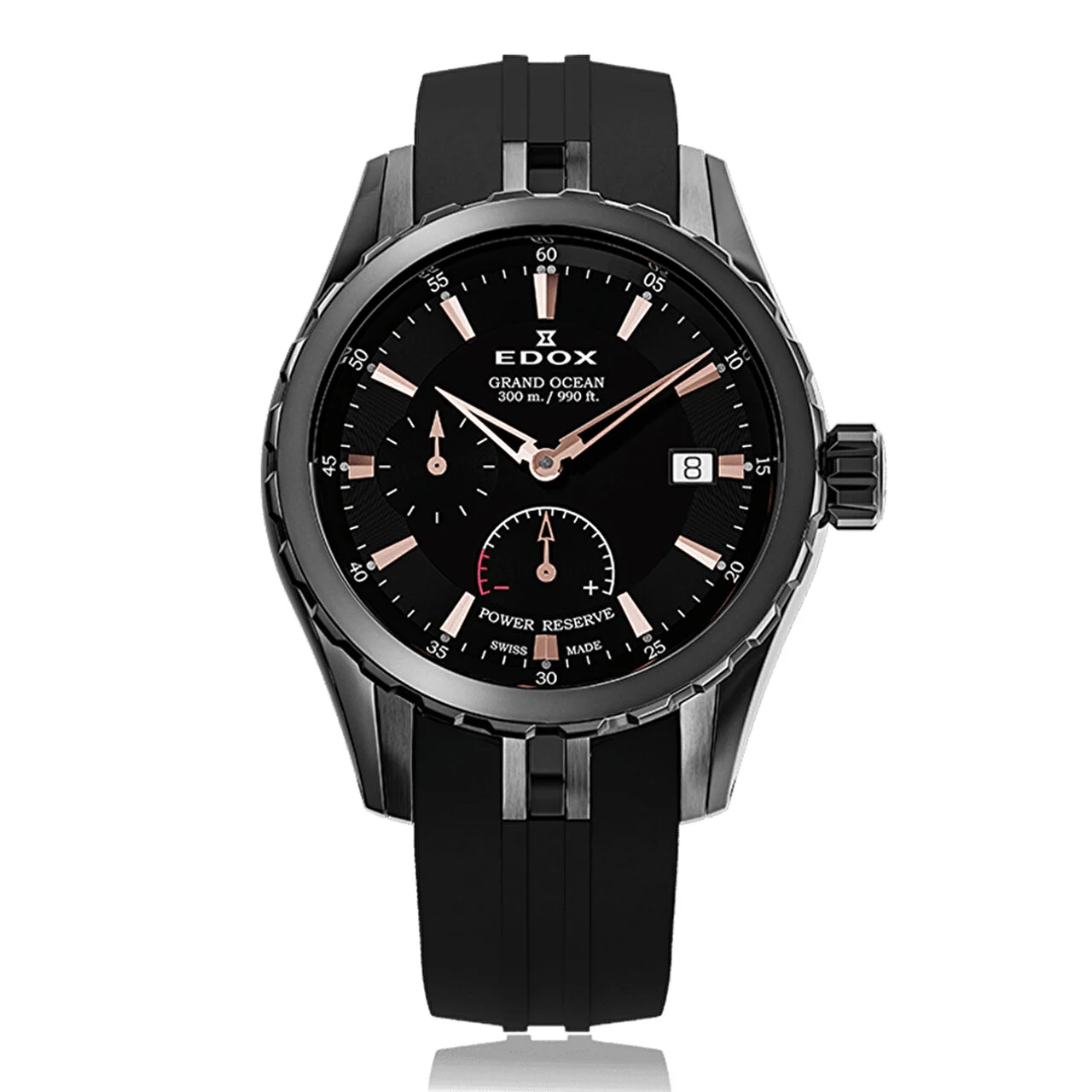 EDOX Grand Ocean 88002-357RN-NIR 94500-357GNCA-NIR 40 mm kol saati