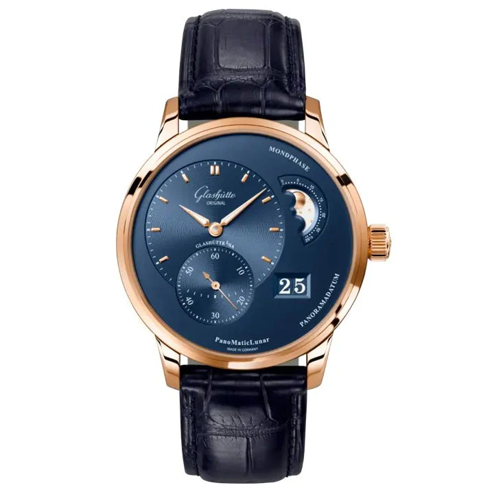 Glashutte Original Pano 1-90-02-11-35-30 40 mm kol saati