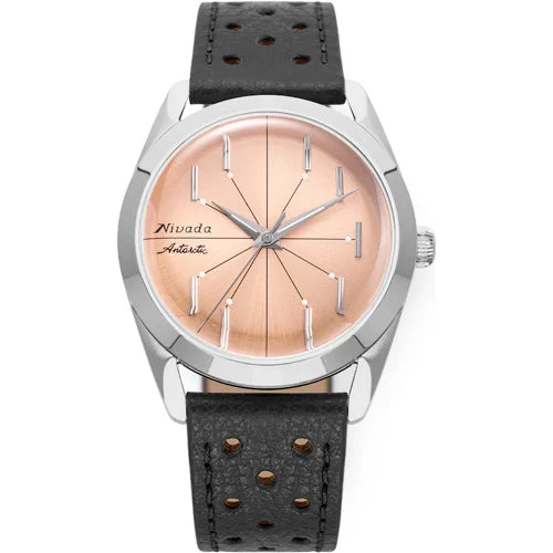 Nivada Grenchen Antarctic Spider Salmon No Date 32050A10 kol saati