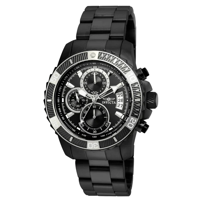 Invicta Pro Diver SCUBA Watch - 45mm. Black (22417) kol saati