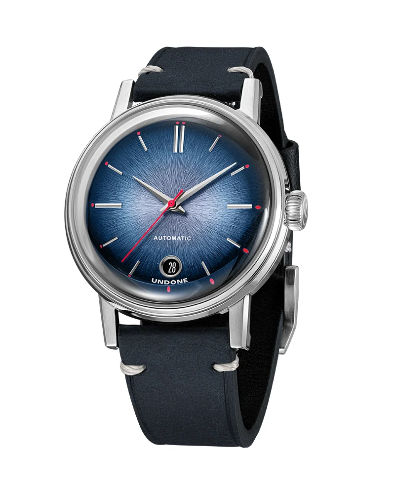 UNDONE Enamel Azura Automatic URB-RTO-BLU kol saati